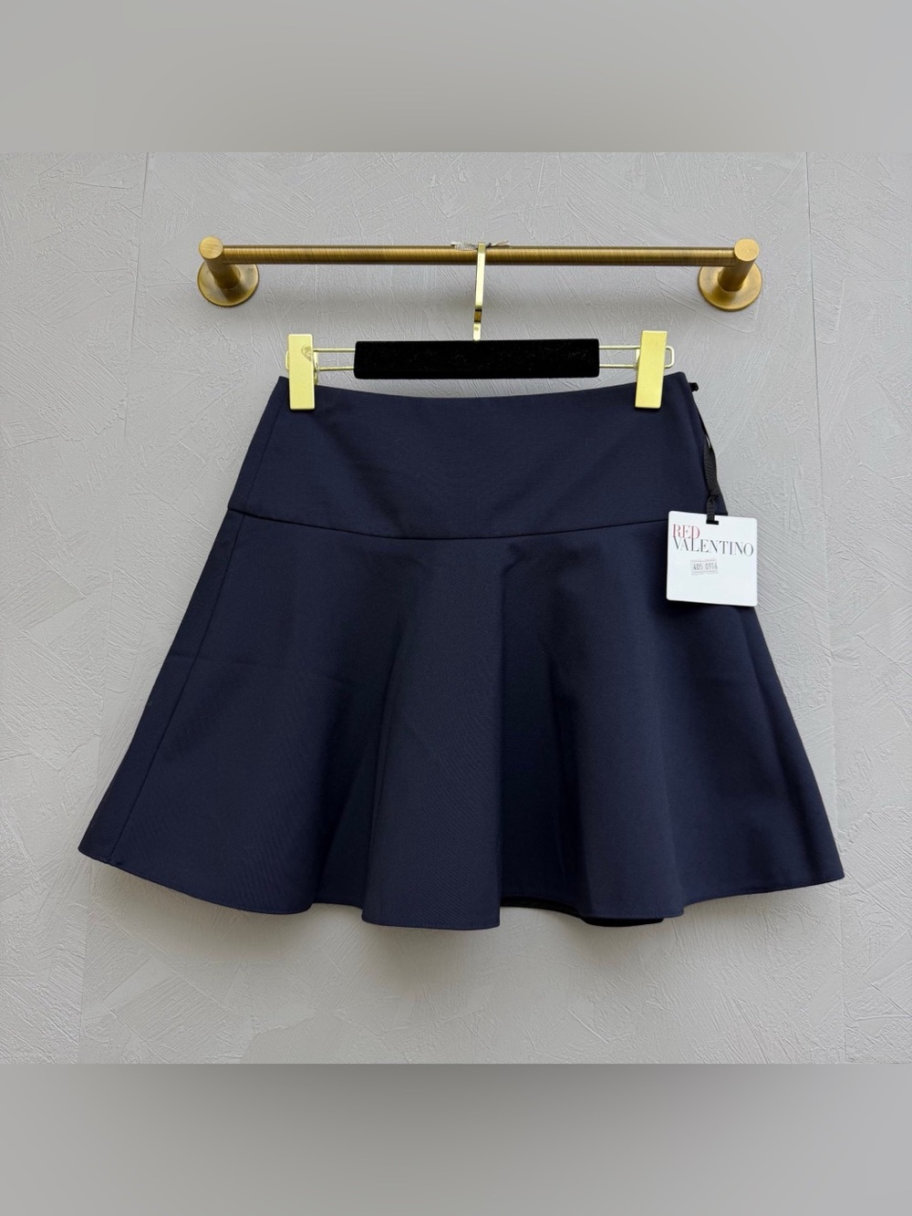 🚩steal RED Valentino Navy Circle Skirt